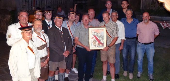 Mitglieder der akademischen Landsmannschaft „Kärnten“ zu Wien mit der SHB- Delegation