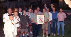Mitglieder der akademischen Landsmannschaft „Kärnten“ zu Wien mit der SHB- Delegation