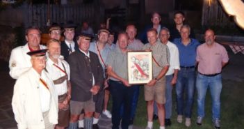 Mitglieder der akademischen Landsmannschaft „Kärnten“ zu Wien mit der SHB- Delegation