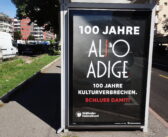 Plakataktion des Südtiroler Heimatbundes: