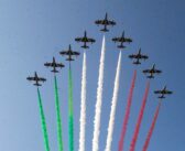 Flugspektakel über Bozen