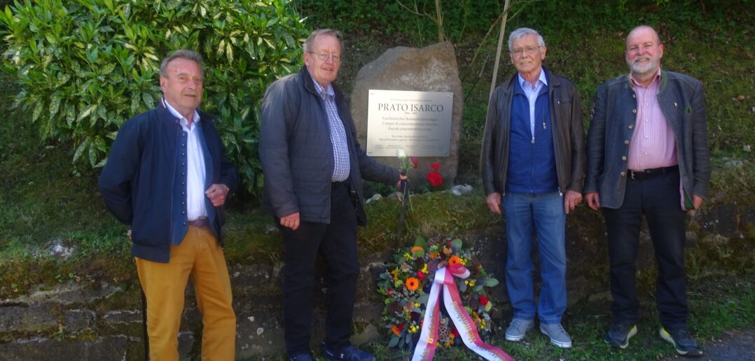 Kranzniederlegung am faschistischen Internierungslager – Trauer um verunglückten Franz Winkler, SHB-Mitglied und lieber Freund